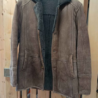 Cappotto Trapper in agnello rigirato