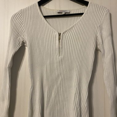 Weisser Pullover Morgan