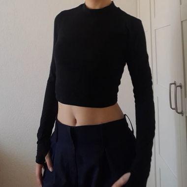 NOISY MAY Longsleeve Pullover schwarz
