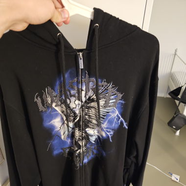 Y2K Wasted Paris Sweatjacke mit Details