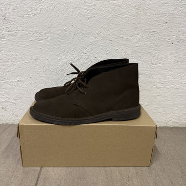 Stivaletti Clarks Originals in pelle scamosciata marrone, taglia 45
