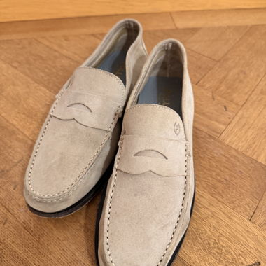 Mocassins Pollini en daim