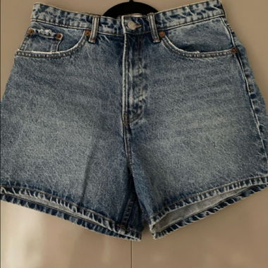 ZARA Shorts Jeans Donna Blu Taglia EUR 40