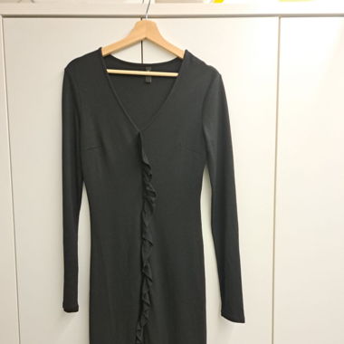 Y.A.S. Mid-length Long Sleeve Ruffled Dress 