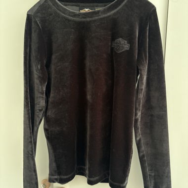 T-shirt noir à manches longues