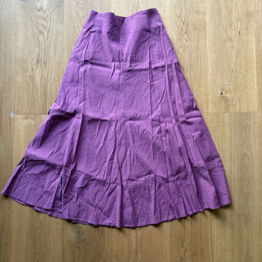 Lilac Skirt with Zipper