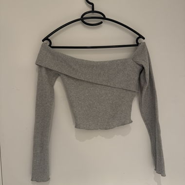 Longsleeve asymétrique gris