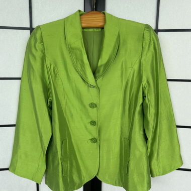 Veste blazer verte de Lia Adank Zurich