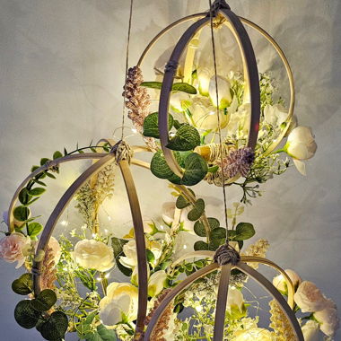 Handgemachte Blumendeko für Hochzeiten, Geb