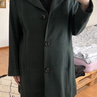 Gerry Weber dark green wool coat