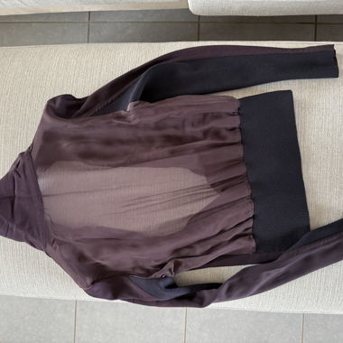 Completo gonna e giacca viola leggera tg. 44 ita