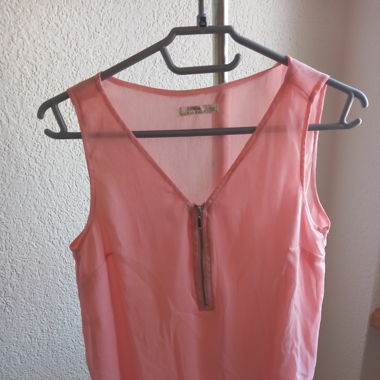 Seethrough pink top