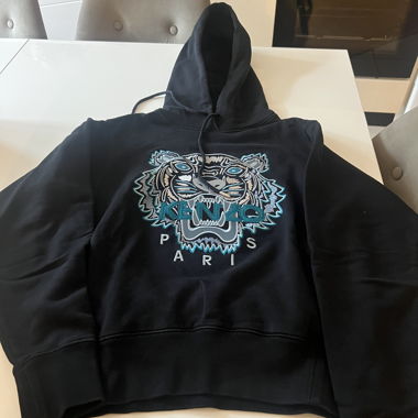 Felpa con cappuccio Kenzo tigre nera XS