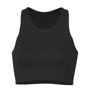 Active wear top / sports bra / black 