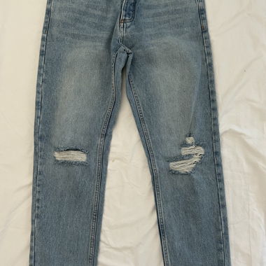 Light Blue Straight Jeans fsbn