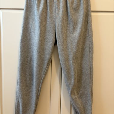 Grey jogging pants