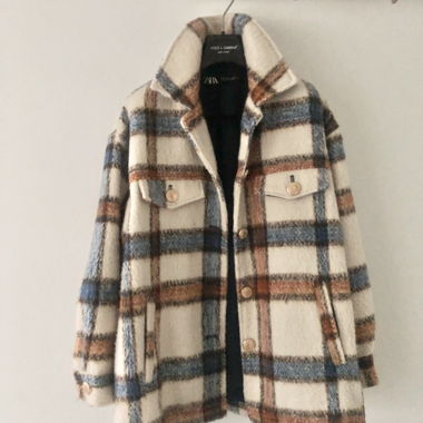 Zara lumberjack shirt-jacket