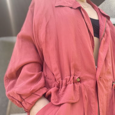 Vintage Jacke 100% Seide
