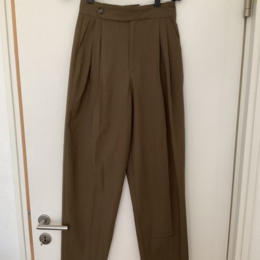 Weite Plissee-Hose
