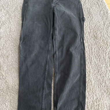 Jeans grigi Karl Kani Baggy con taglio dritto