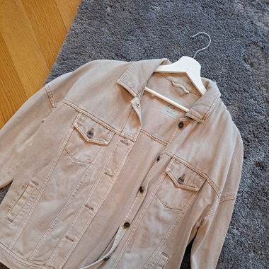 Jeansjacke (beige)