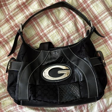 Borsa vintage Guess nera