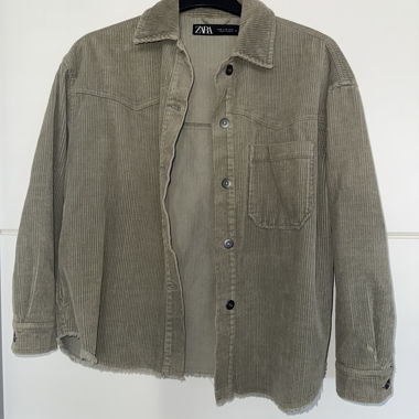 Veste chemise kaki