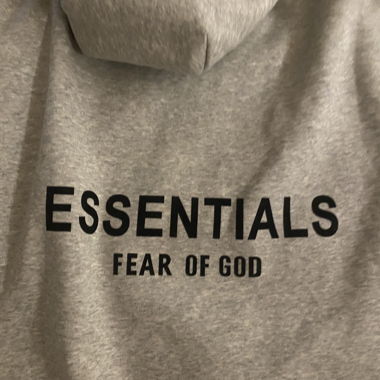 Essentials Fear of God Hoodie gris