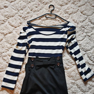 robe pull marinière 