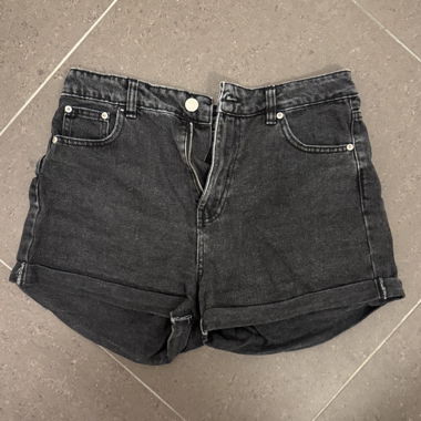 Shorts in denim nero