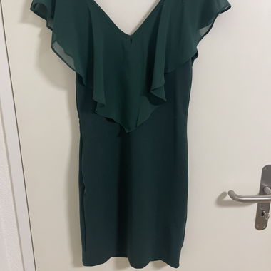 Abito in chiffon verde