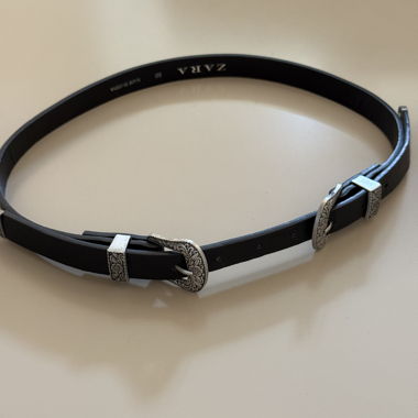 Zara Guertel Schwarz Gr. 80