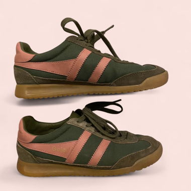 Goal chaussures vert- rose
