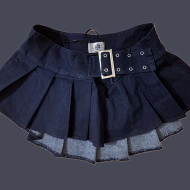 Navy y2k mini skirt