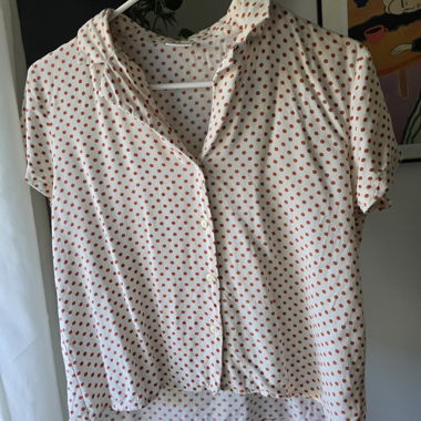 Summer Polka Dot Blouse