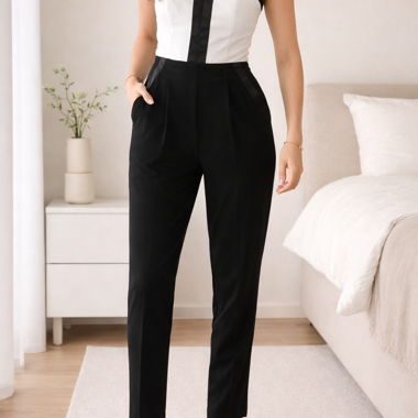 Bicolor Bustier-Overall TALLY WEiJL M