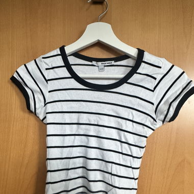 gestreiftes crop top