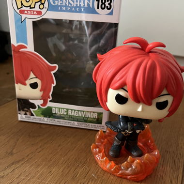 Genshin Impact Diluc funko pop