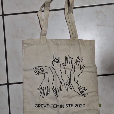Tote bag grève féministe 2020