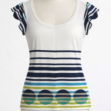 Gestreiftes Top
