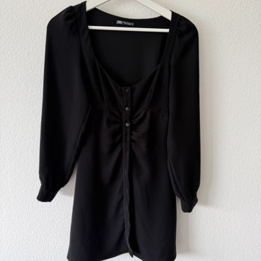 Abito camicia nero Zara
