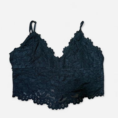 Top in pizzo Zara nero