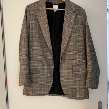 Blazer à carreaux