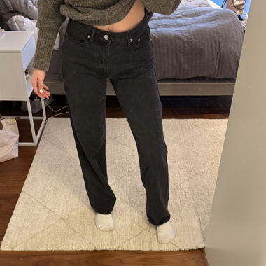 Jeans Baggy Taille Mi-haute