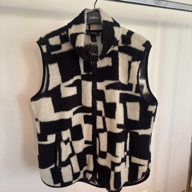Fleece Vest with Pattern