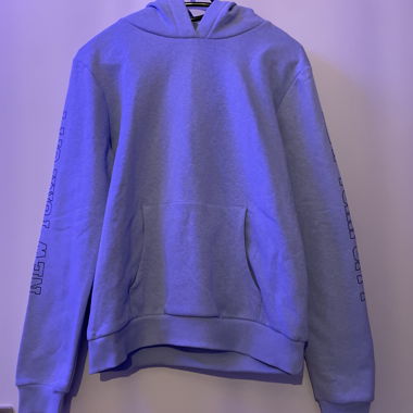 Sweat à capuche( bleu clair)