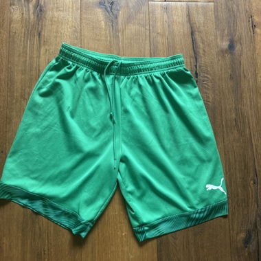 Puma green sport shorts
