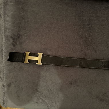 Black Leather Belt