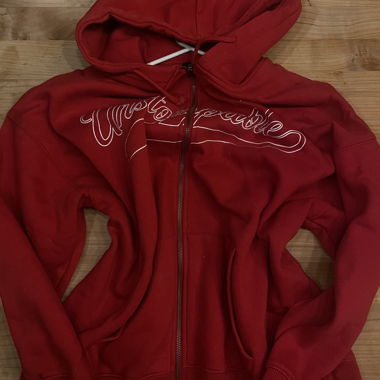 Felpa con cappuccio rossa Tally Weijl "Unstoppable" 