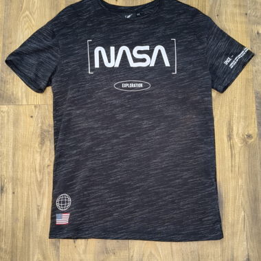 NASA-Schwarzes T-Shirt